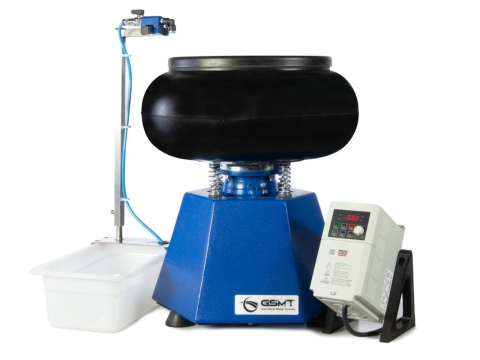 Vibrating polisher W7s with inverter and circulation system